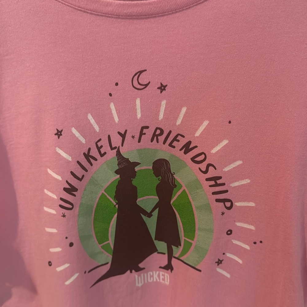 WICKED Unlikely Friendship T-Shirt Like new. Size L